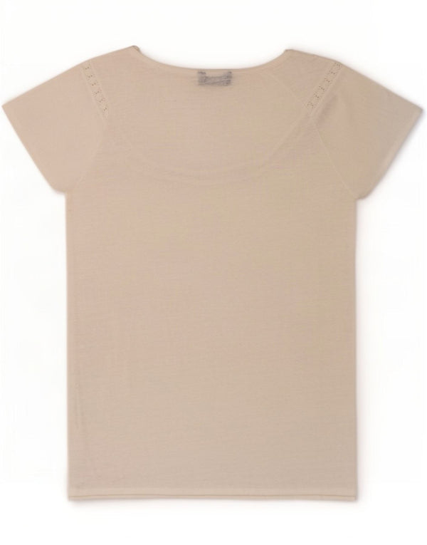 Женская блузка Massimo Dutti Top UK 12 Средний Белый