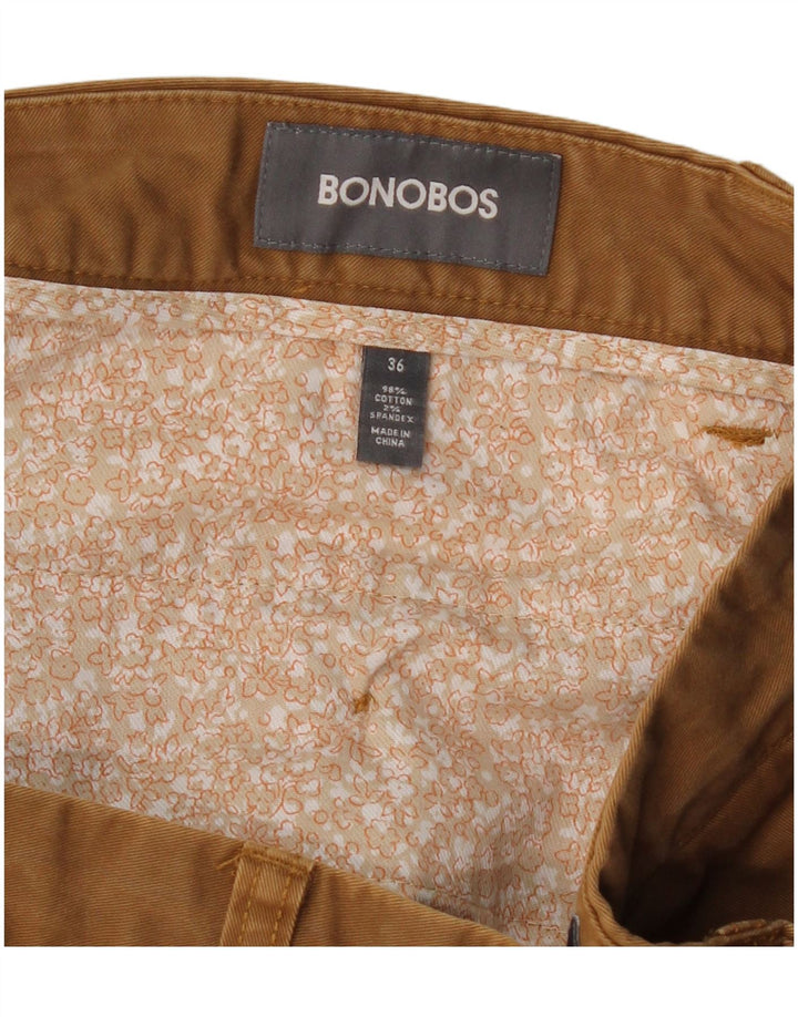 Мужские шорты чинос BONOBOS W36, большие, бежевые, хлопок