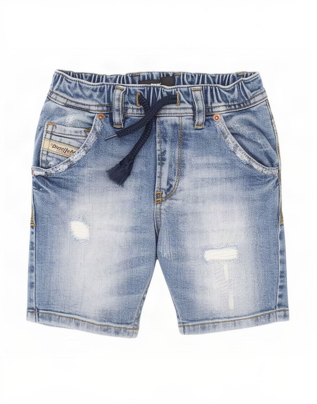 Джинсовые шорты Diesel для мальчиков 3–4 лет, синий хлопок, W20