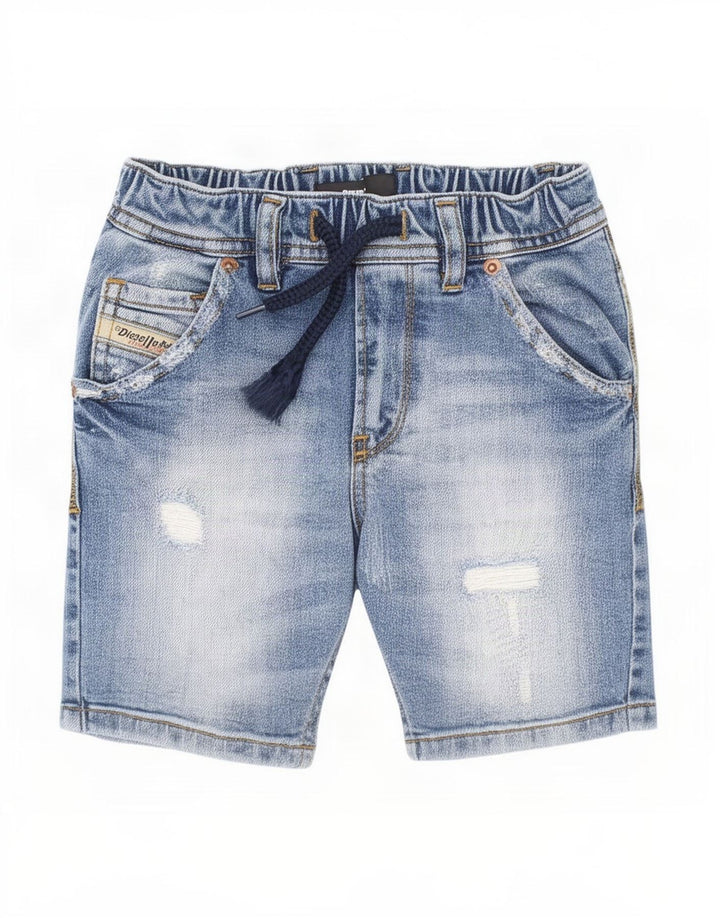 Джинсовые шорты Diesel для мальчиков 3–4 лет, синий хлопок, W20