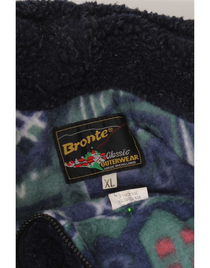 Мужская флисовая куртка Bronte UK 42 XL темно-синяя полиэстер
