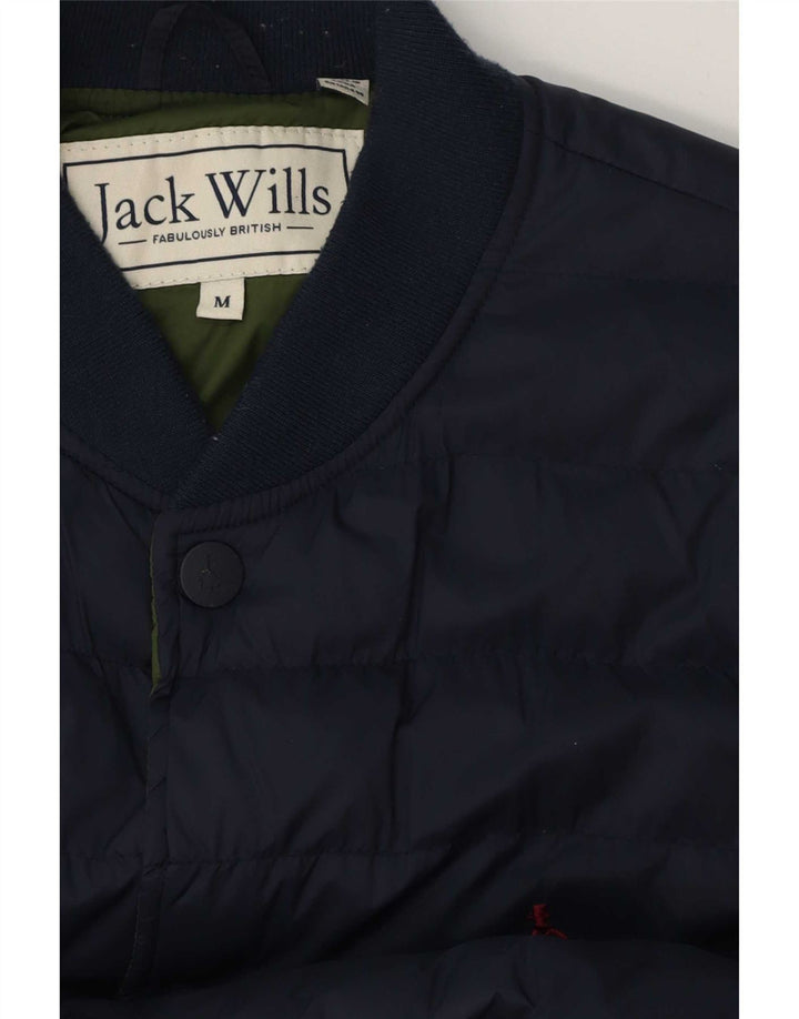 Мужская утепленная куртка-бомбер Jack Wills UK 38 средний темно-синий