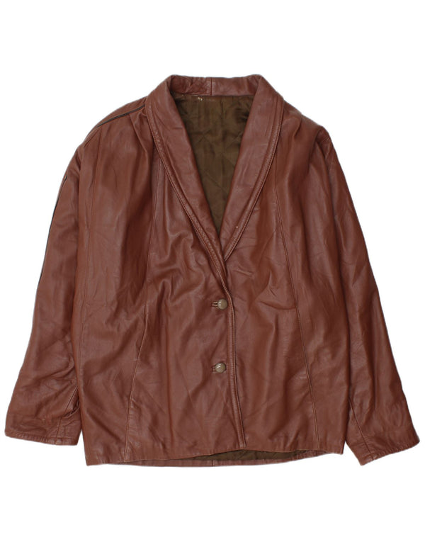 Lavorazione Artigiana Женская куртка оверсайз IT 48 XL Коричневая