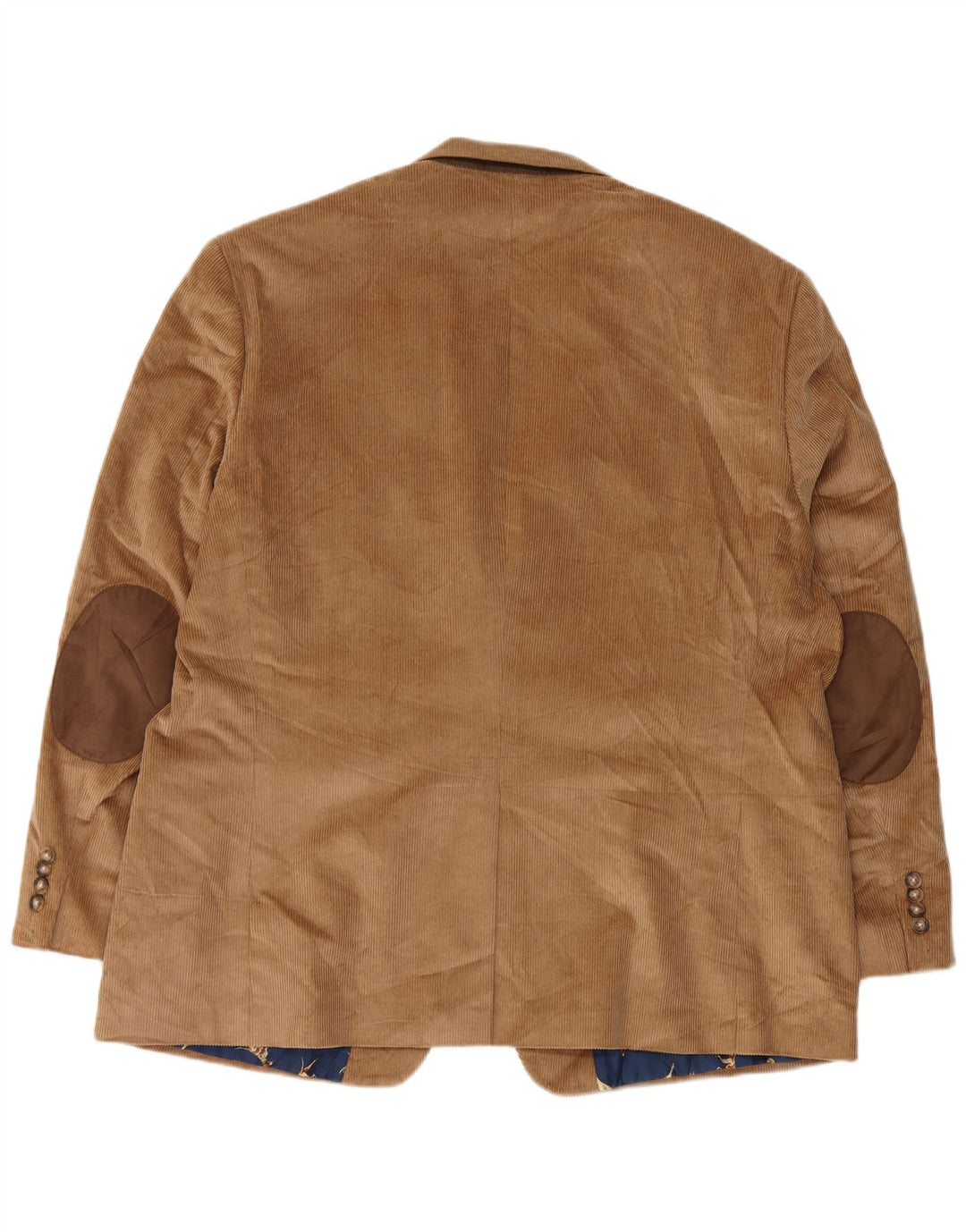 Мужской вельветовый пиджак CHAPS на 2 пуговицах, Великобритания 48 4XL, коричневый хлопок