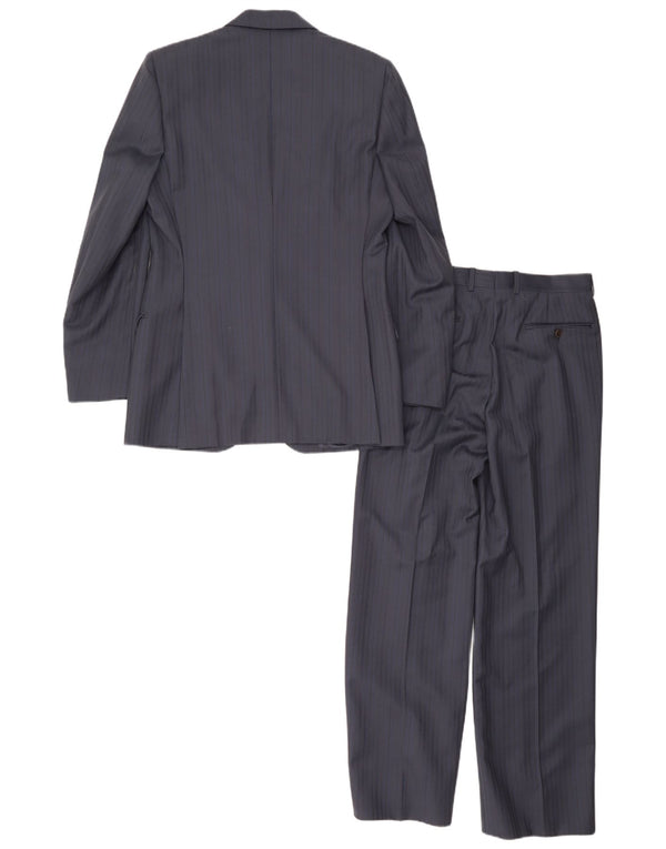 Мужской костюм Pierre Cardin IT 46 Small W30 L30 Темно-синий в тонкую полоску