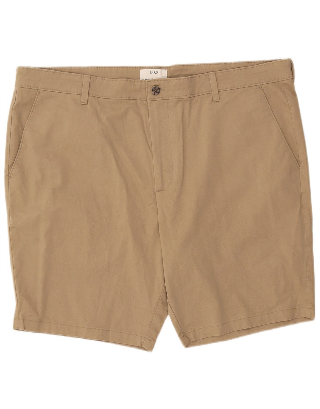 Мужские шорты чинос Marks & Spencer W44 2XL бежевые, хлопок