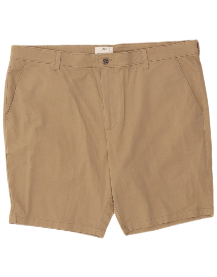 Мужские шорты чинос Marks & Spencer W44 2XL бежевые, хлопок