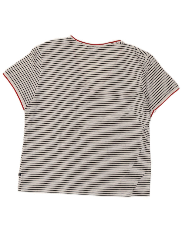 Женская футболка PAUL & SHARK Top UK 18 XL, хлопок в белую полоску