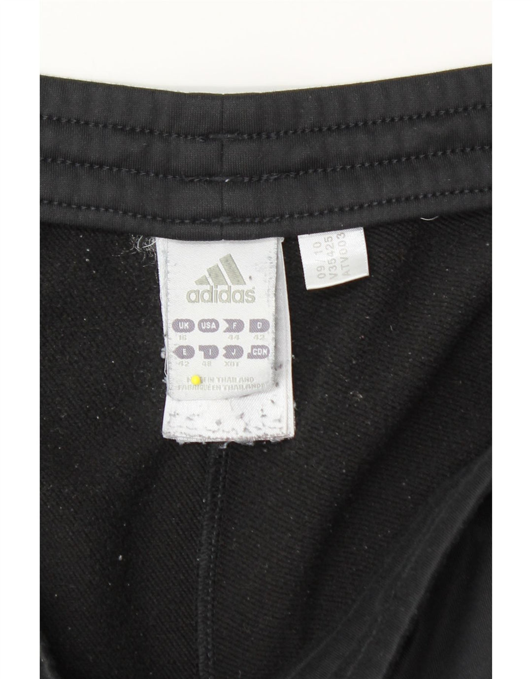 Женские спортивные брюки Adidas UK 16, большой черный полиэстер