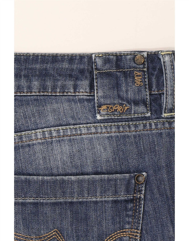 Женские джинсы Bootcut с низкой талией Esprit UK 12, средние W32 L34, синие