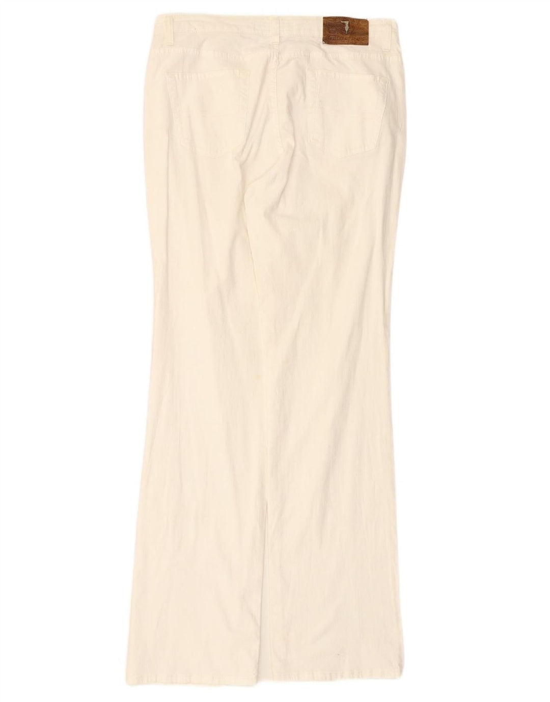 TRUSSARDI Мужские прямые повседневные брюки IT 47 Small W31 L33 Белый хлопок