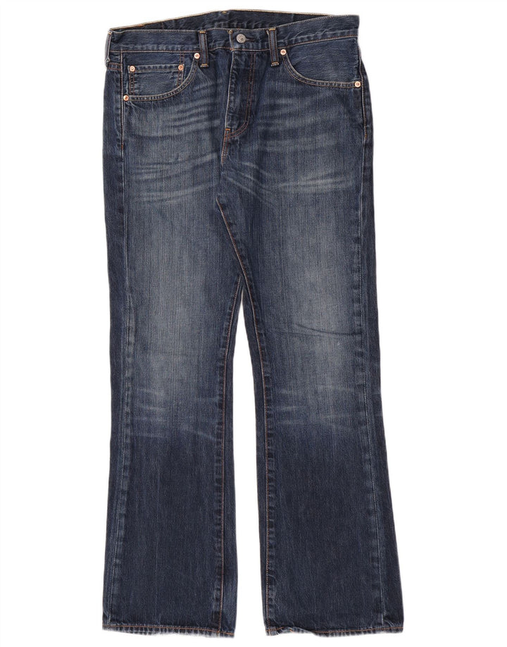 Мужские джинсы Levi's 527 Bootcut W34 L32 синие, хлопок