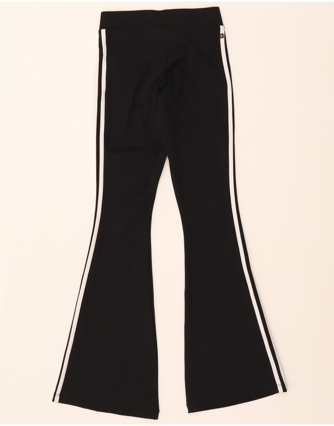 Женские леггинсы-клеш ADIDAS UK 6 XS, черный полиэстер