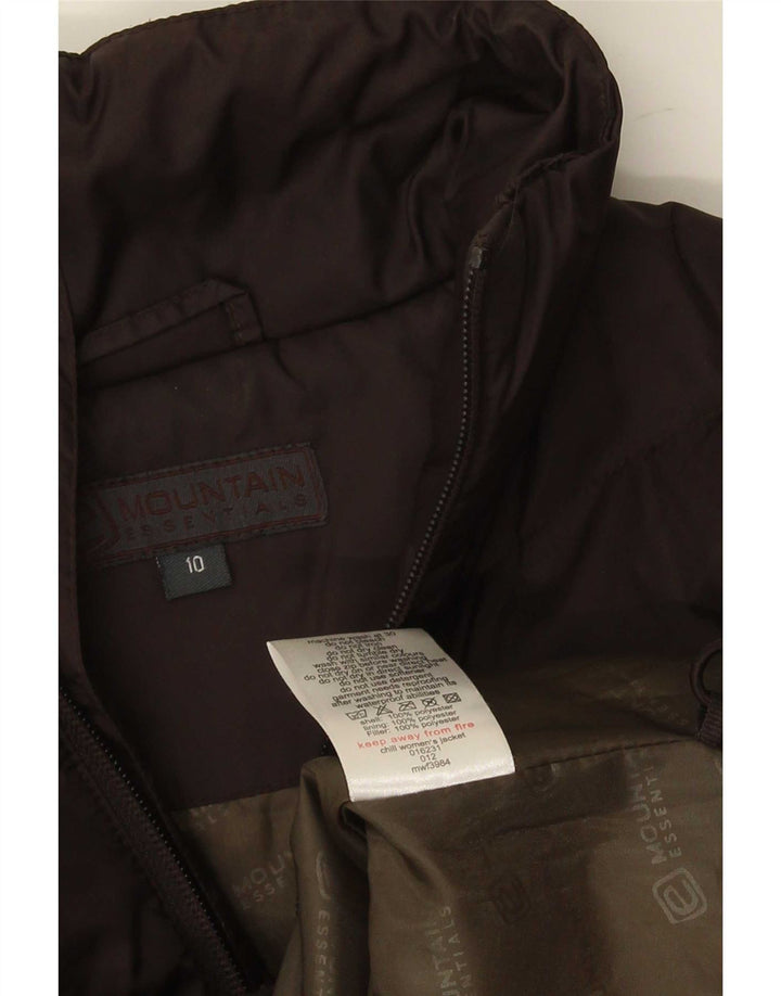 Женская стеганая куртка оверсайз Mountain Essentials UK 10, маленькая коричневая
