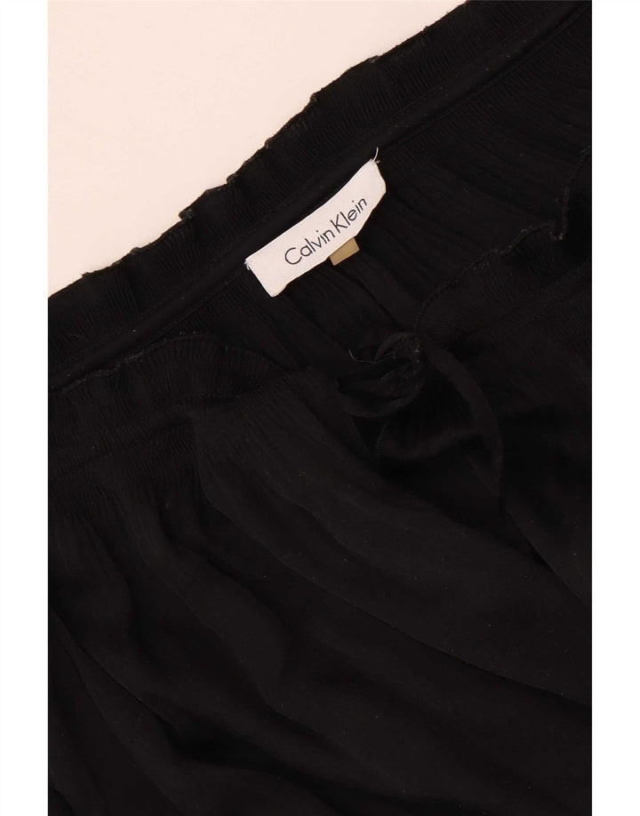 Женская блузка с открытыми плечами Calvin Klein UK 18 XL, черная