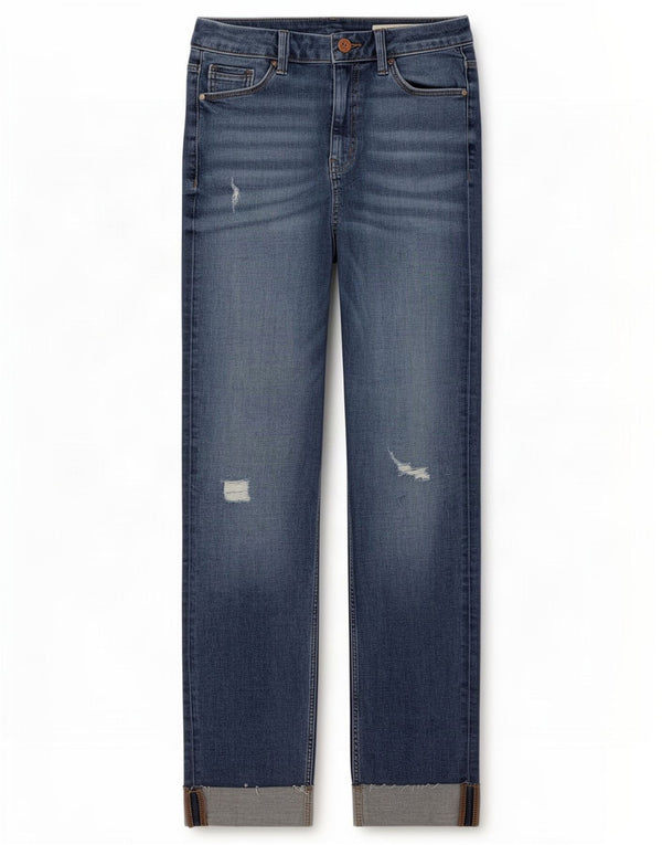 Женские джинсы Marks & Spencer The Harper Slim UK 10, маленькие W28 L28, синие