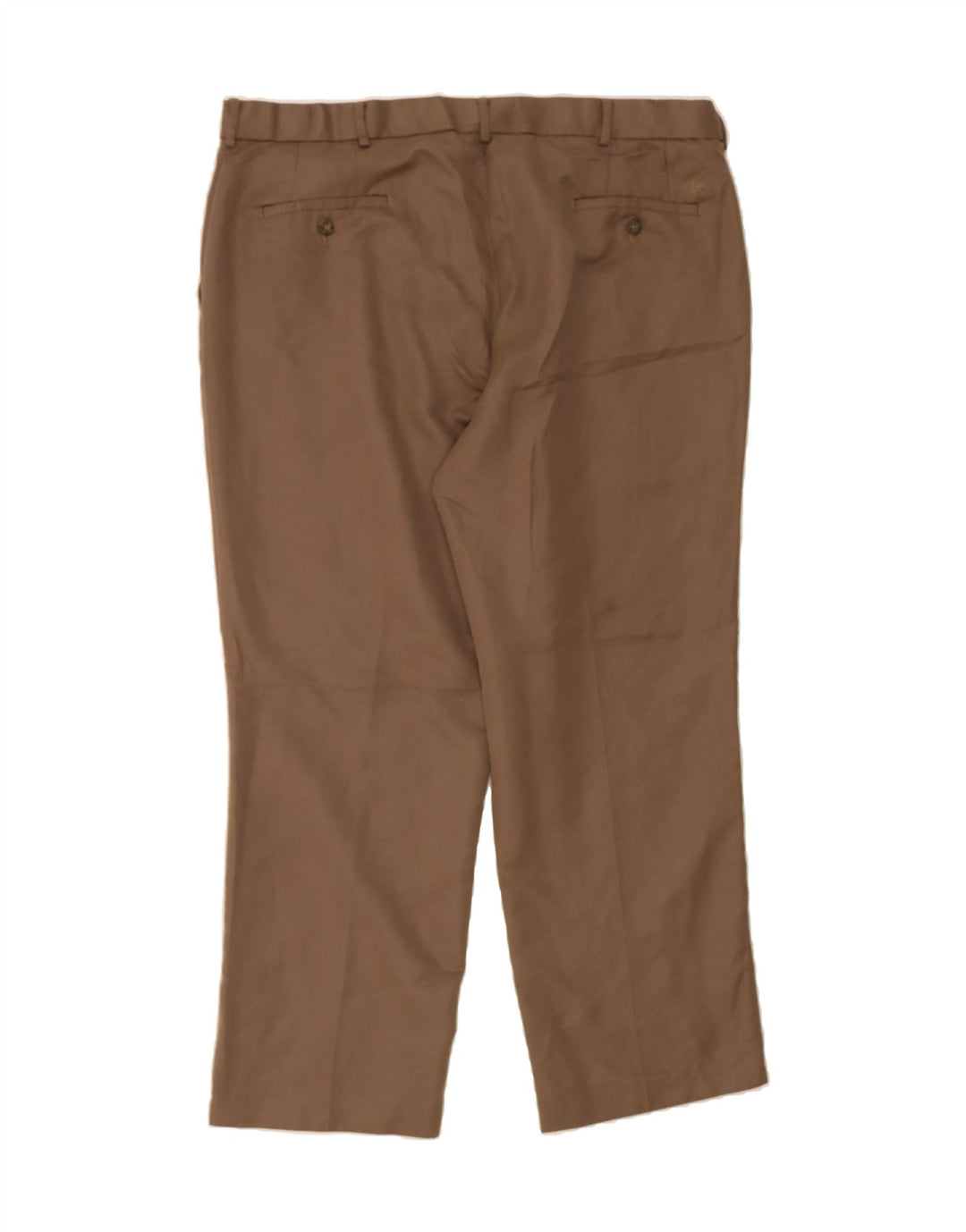 DOCKERS Mens Slim Chino Trousers W40 L29 Brown Polyester Vintage Dockers and Second-Hand Dockers from Messina Hembry 