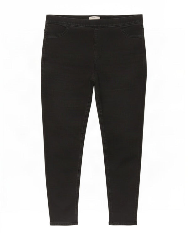 Женские джинсы джеггинсы Marks & Spencer UK 18 XL W36 L26 черные хлопковые