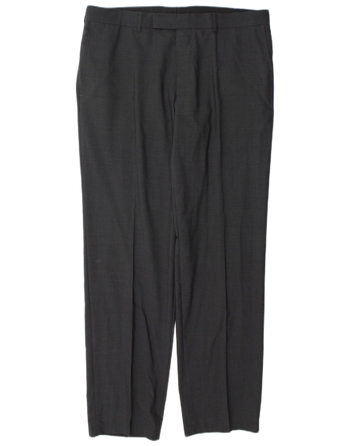 Мужские прямые брюки Hugo Boss W38 L34 серые