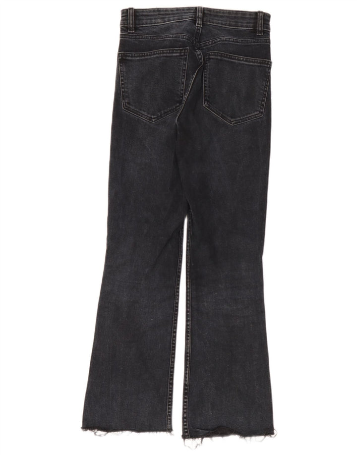 Женские расклешенные джинсы Zara EU 38 Small W28 L26, черные