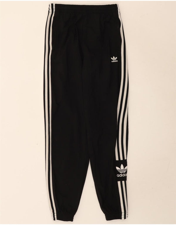 Женские спортивные брюки Adidas Joggers UK 8, маленькие черные нейлоновые брюки