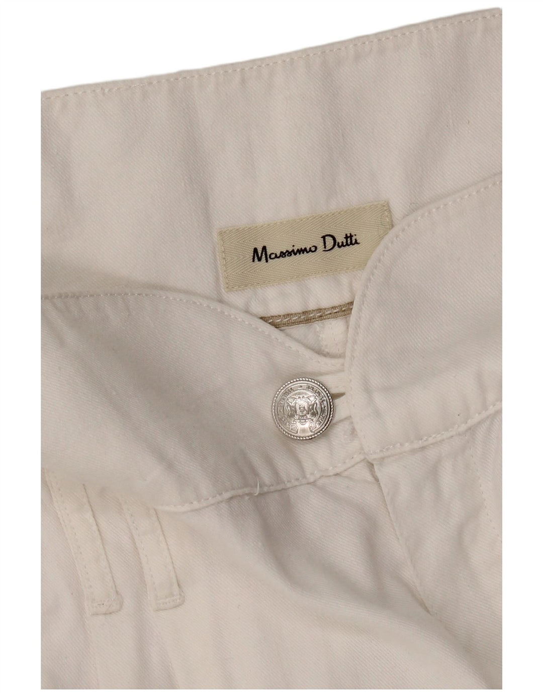 Женские брюки чиносы MASSIMO DUTTI W30 L27 белые