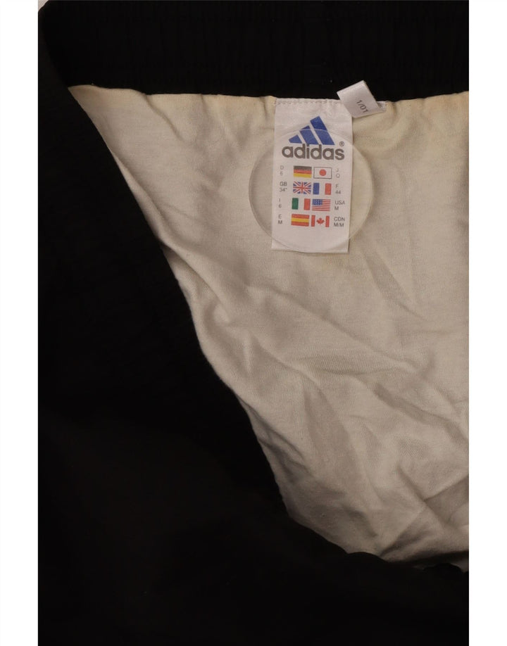 Мужские спортивные шорты Adidas, большие черные из полиэстера