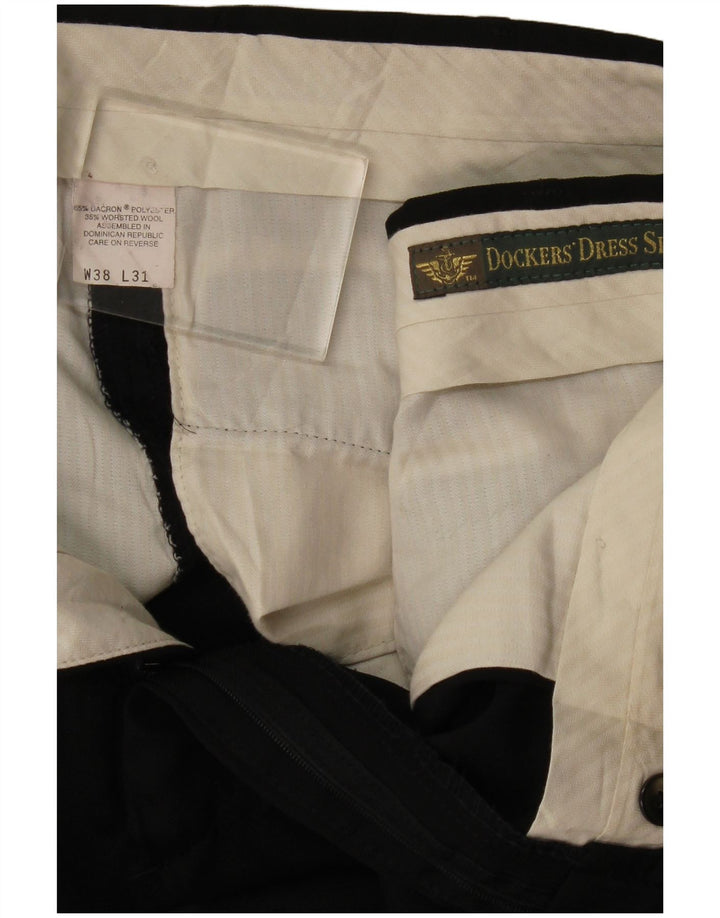 Мужские брюки-чиносы Dockers W38 L31, черный полиэстер
