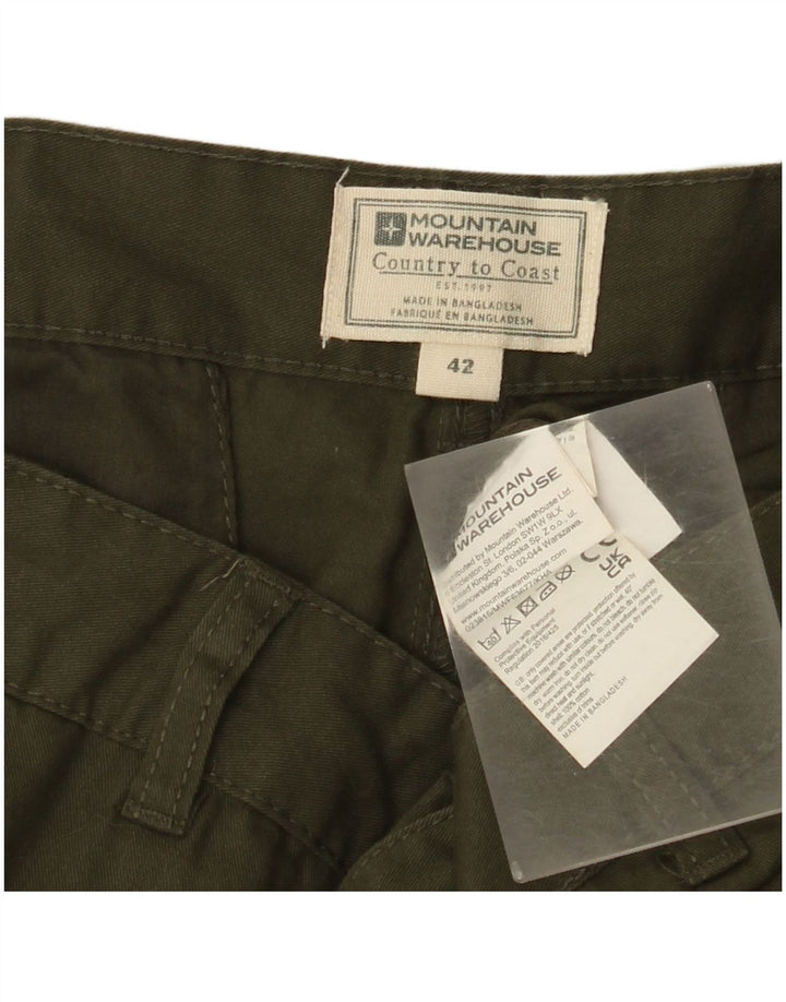 Мужские шорты карго Mountain Warehouse W42 2XL, зеленый хлопок