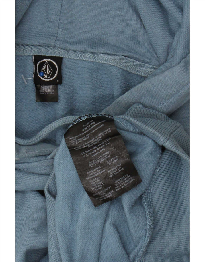 Мужской джемпер с капюшоном Volcom, маленький синий, хлопок