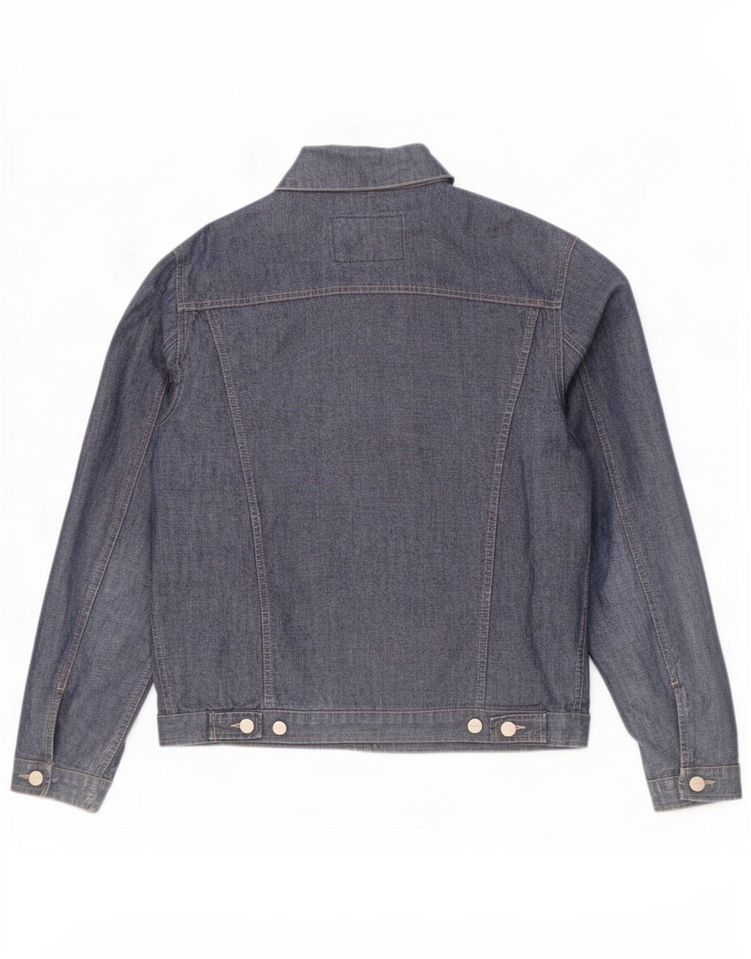Мужская джинсовая куртка Trussardi Jeans UK 40, большая синяя, хлопок
