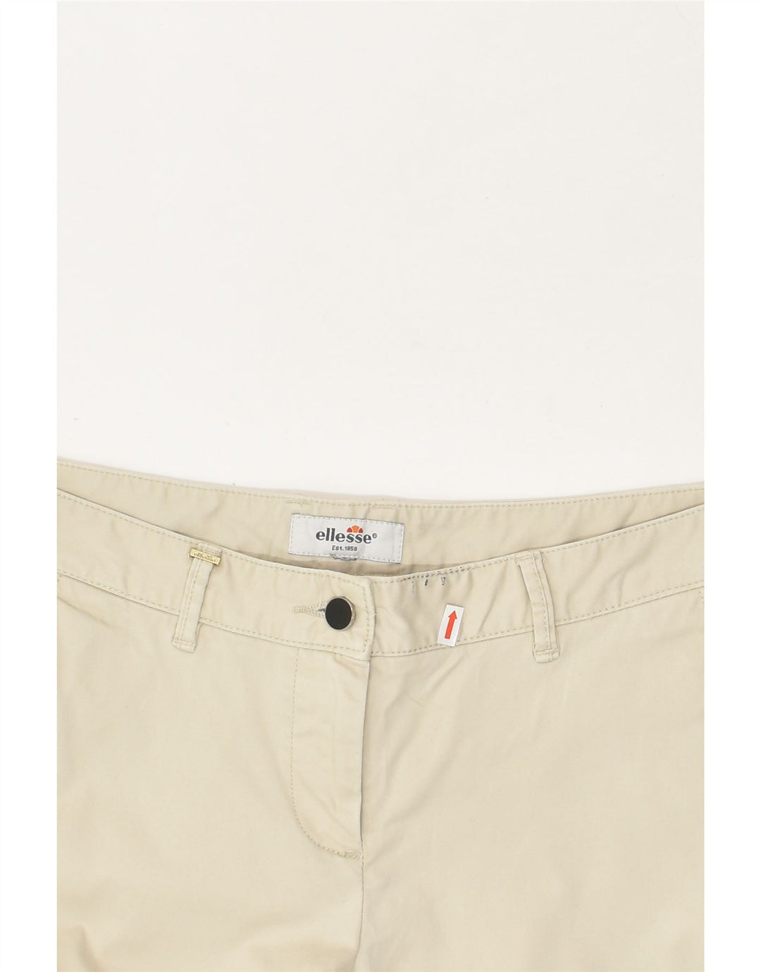 ELLESSE Womens Tapered Chino Trousers W35 L29 Grey | Vintage Ellesse | Thrift | Second-Hand Ellesse | Used Clothing | Messina Hembry 
