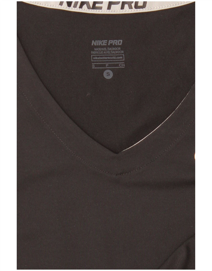 Женская футболка Nike Dri Fit Top UK 8, маленькая черная
