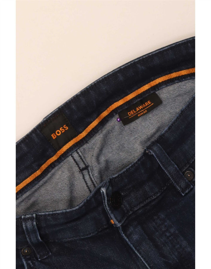 Мужские джинсы Hugo Boss Delaware Slim W34 L31 темно-синие
