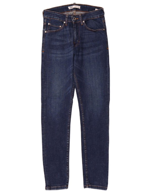 Мужские джинсы скинни Zara EU 38, маленькие W30 L30, синие, хлопок