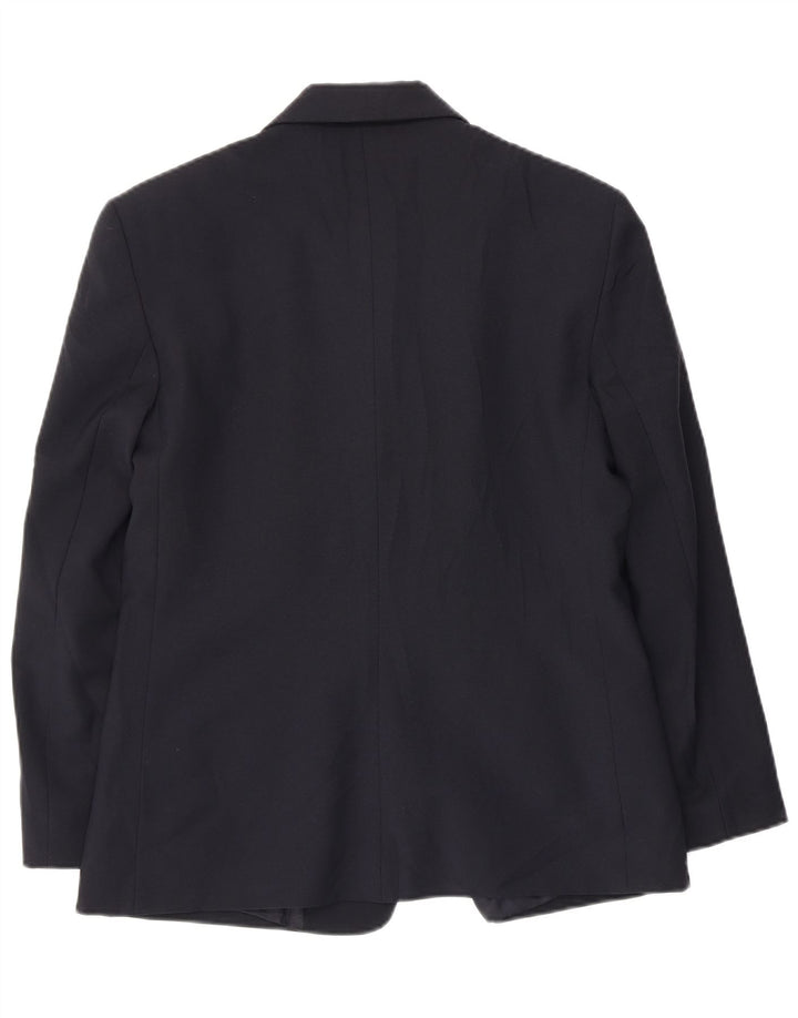 Женский пиджак Benetton с 3 пуговицами IT 46, большой темно-синий, полиэстер