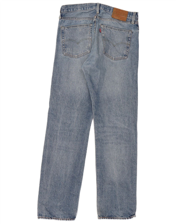 Мужские прямые джинсы Levi's 501 W34 L34 синие, хлопок