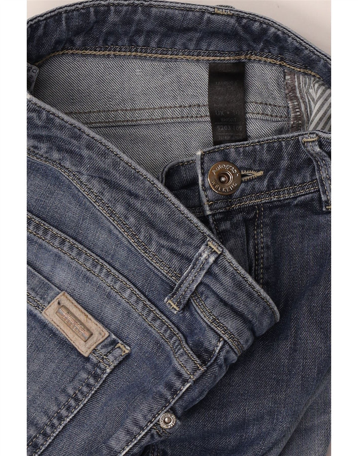 Женские джинсы MARKS & SPENCER Autograph Bootcut UK 10, маленькие, W28, синие, хлопок