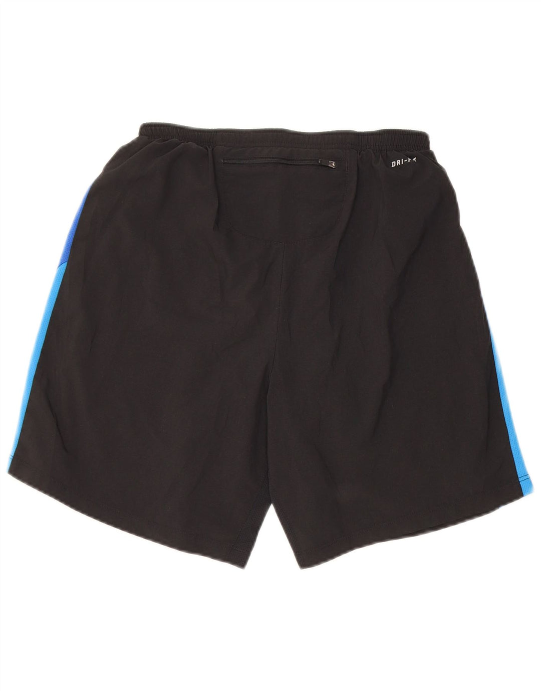 Мужские спортивные шорты Nike Dri Fit, маленькие черные, с цветными блоками