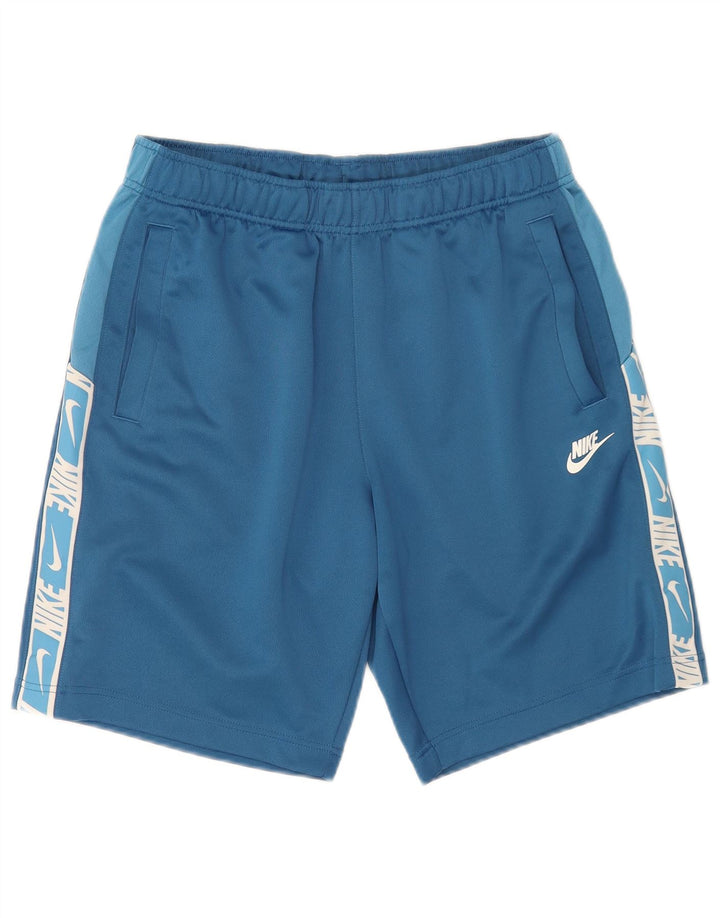 Мужские спортивные шорты Nike с графическим рисунком, средний синий полиэстер