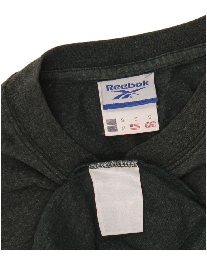 Мужская футболка REEBOK, маленький серый хлопок