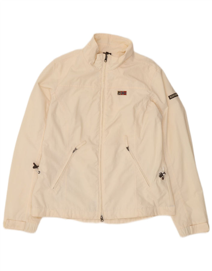 Женская дождевик Napapijri UK 18 XL Белый полиамид