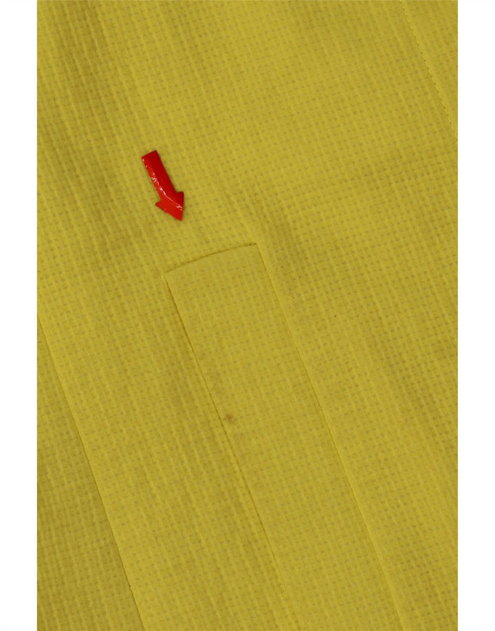 Женский пиджак Zara UK 14, хлопок среднего желтого цвета