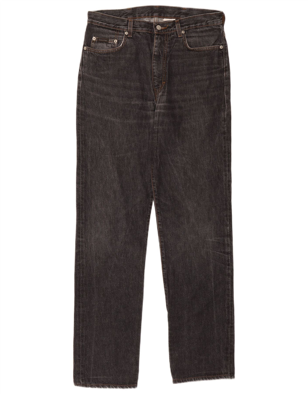 Мужские прямые джинсы Calvin Klein W32 L31, черный хлопок