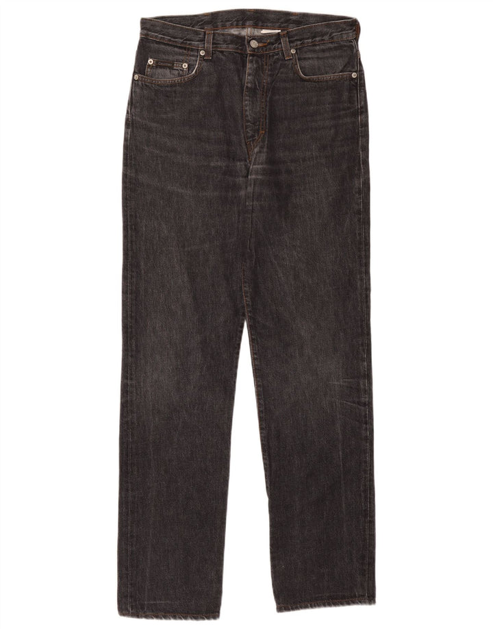 Мужские прямые джинсы Calvin Klein W32 L31, черный хлопок