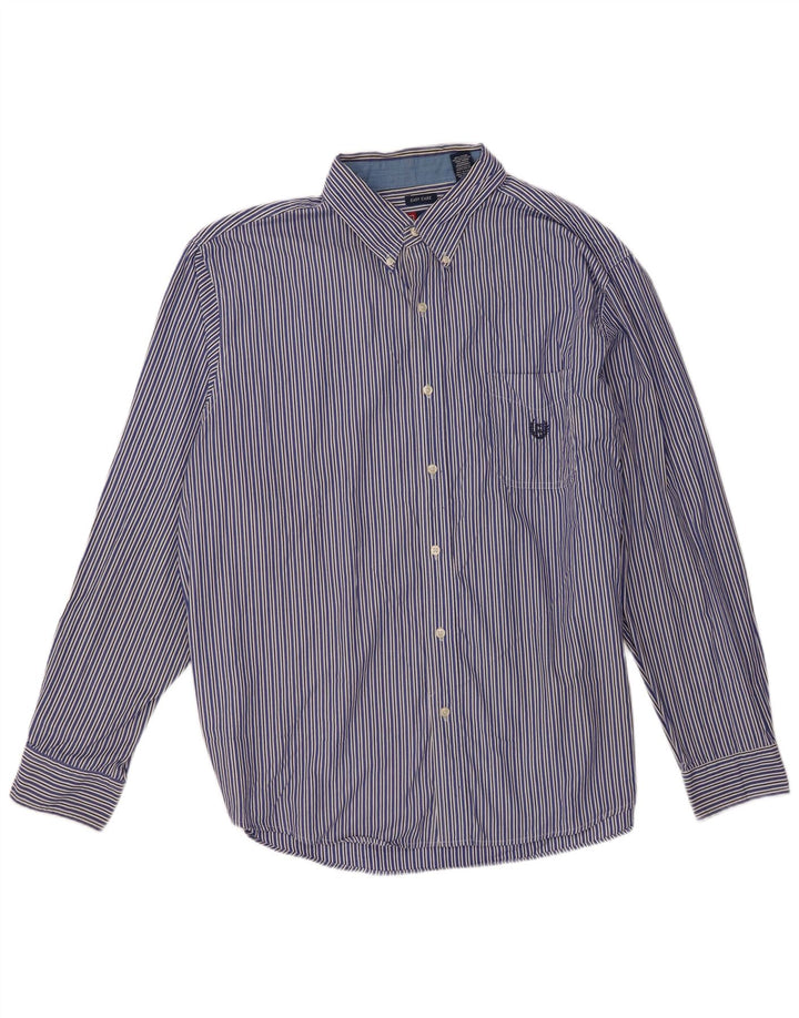 Мужская рубашка Chaps 2XL из хлопка в синюю полоску