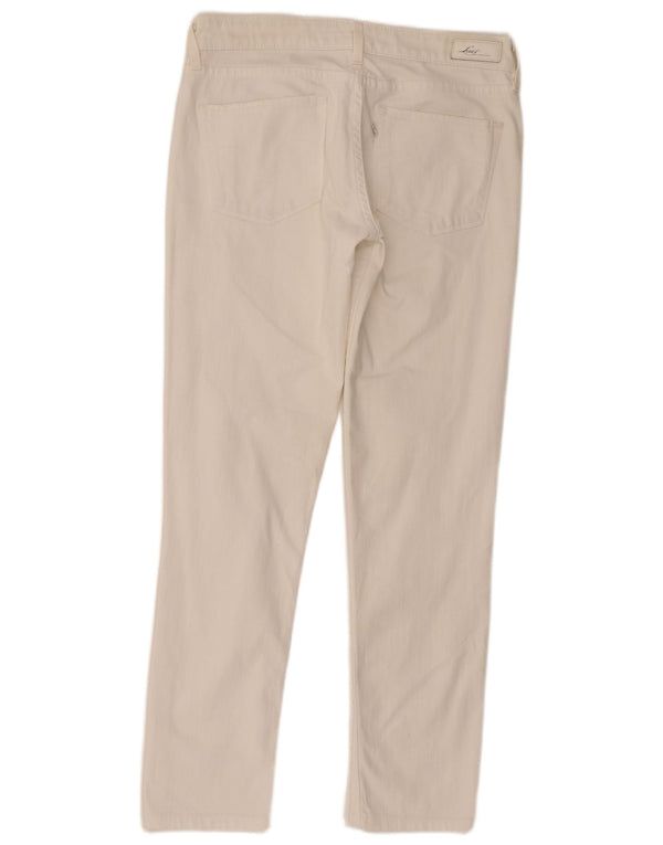 Женские джинсы скинни Levi's Demi Curve W29 L30, белый хлопок