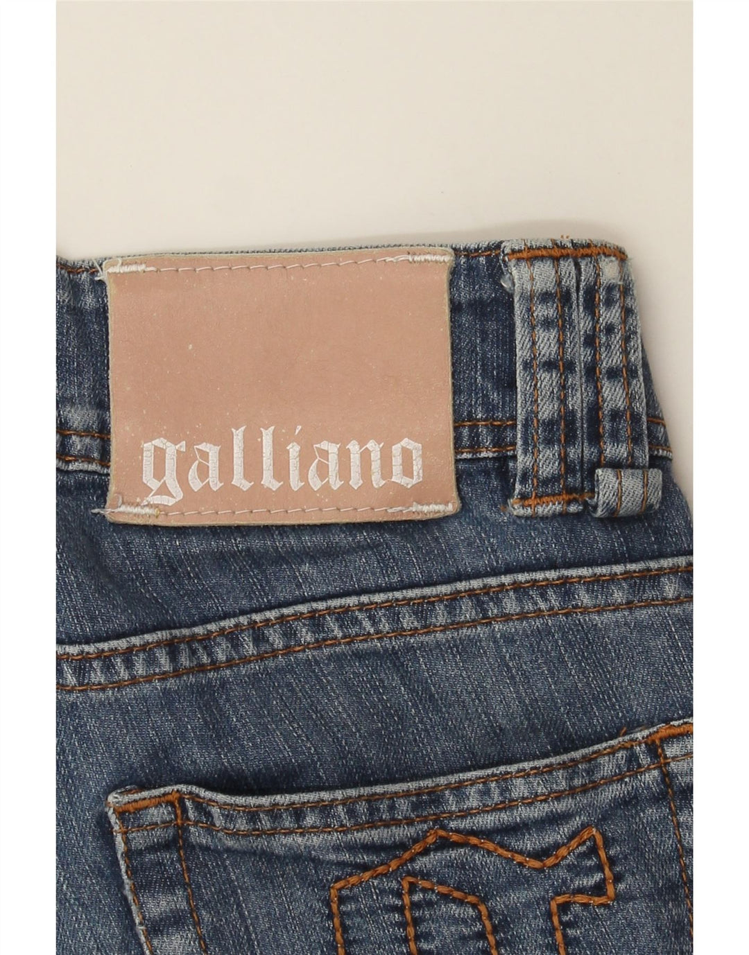 GALLIANO Womens Skinny Jeans W28 L30 Blue Vintage Galliano and Second-Hand Galliano from Messina Hembry 
