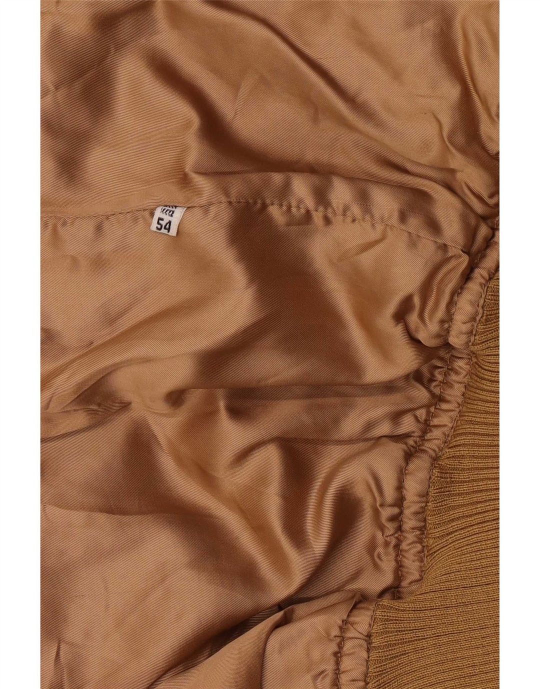 Винтажная мужская замшевая куртка-бомбер IT 54 2XL Коричневая Ретро