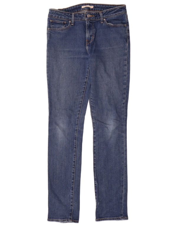 Женские узкие джинсы Levi's 712 W29 L32 синие, хлопок
